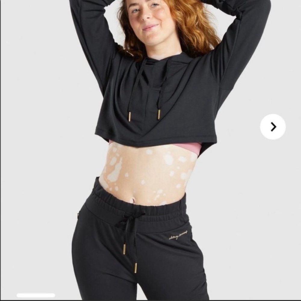 Whitney Simmons cropped hoodie